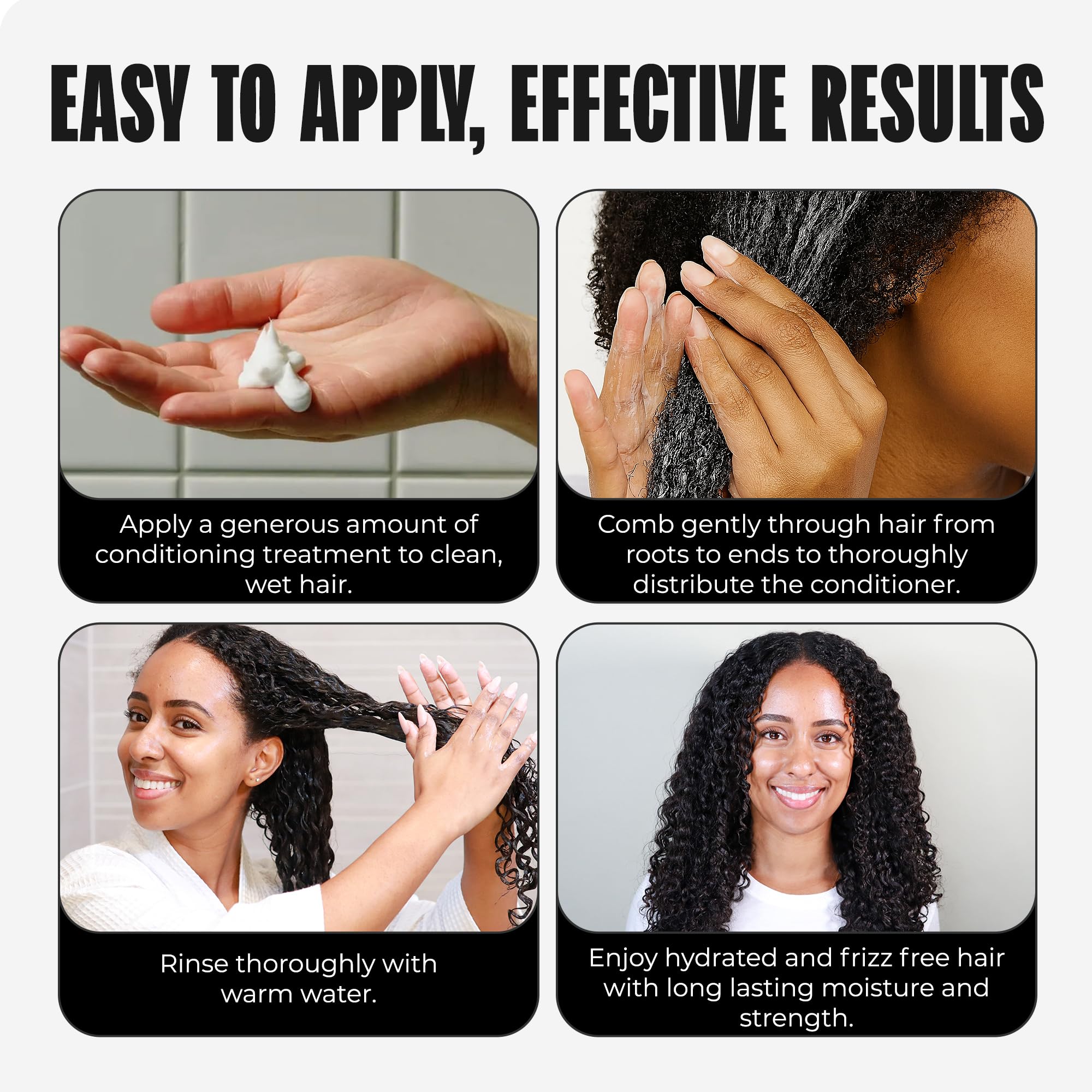 Formule sans parabènes de Miche Beauty, adaptée aux cheveux sensibles et colorés.