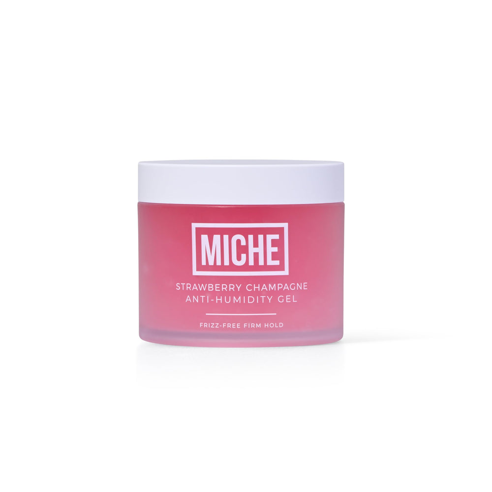Miche Beauty Gel Cheveux Anti-Humidité — bouteille prête à assurer une tenue durable.