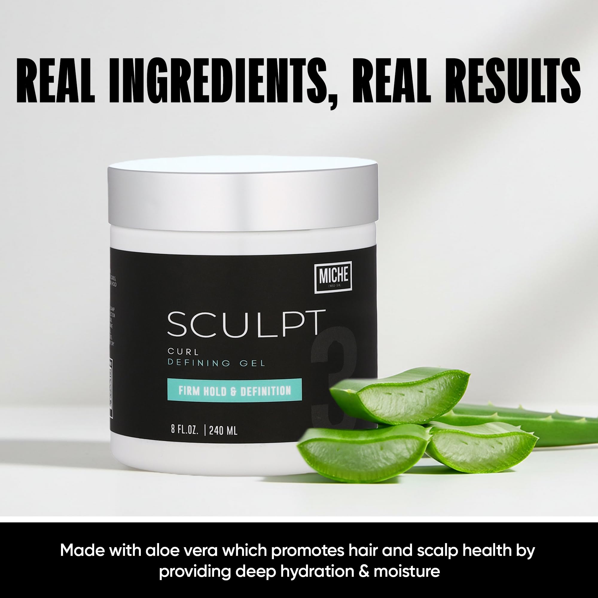 Brillance et définition naturelles des boucles avec le gel