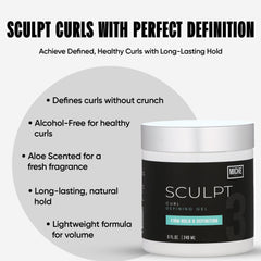 Définition claire des boucles avec Miche Beauty Sculpt Curl Defining Gel