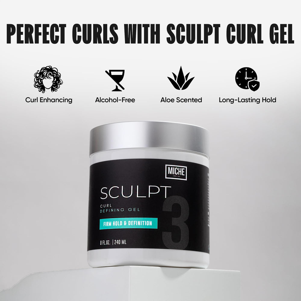 Texture hydratante du gel Sculpt Curl Defining Gel