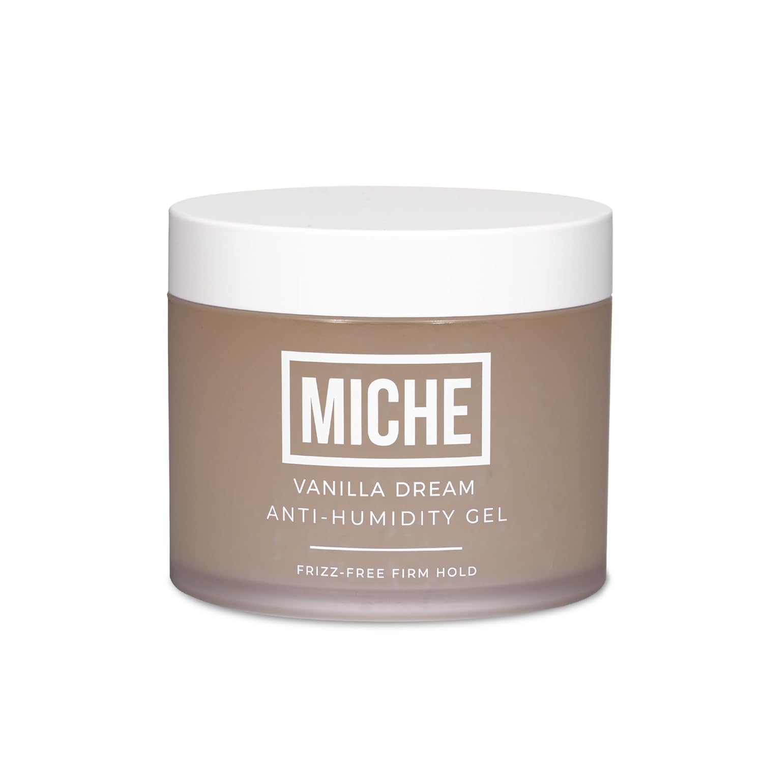 Miche Beauty Vanilla Dream Gel: bouteille compacte pour une tenue ferme anti-humidité.