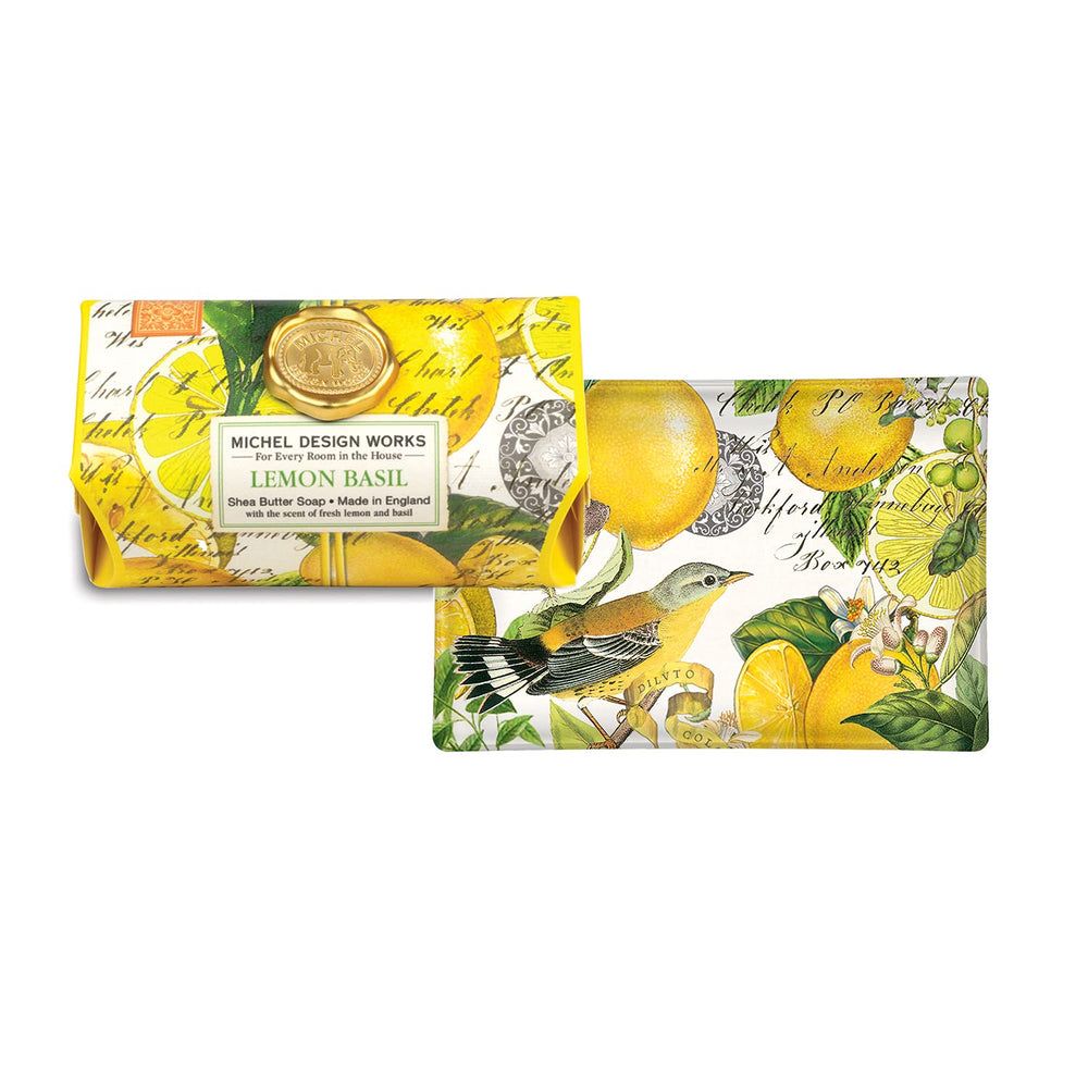Mousse douce Michel Design Works, expérience bain citron-basilic revitalisante.