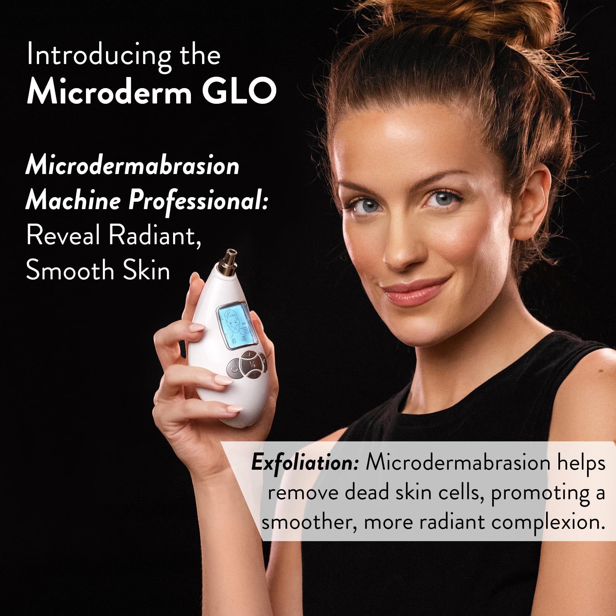 Appareil visage à domicile Microderm GLO pour soin rapide.