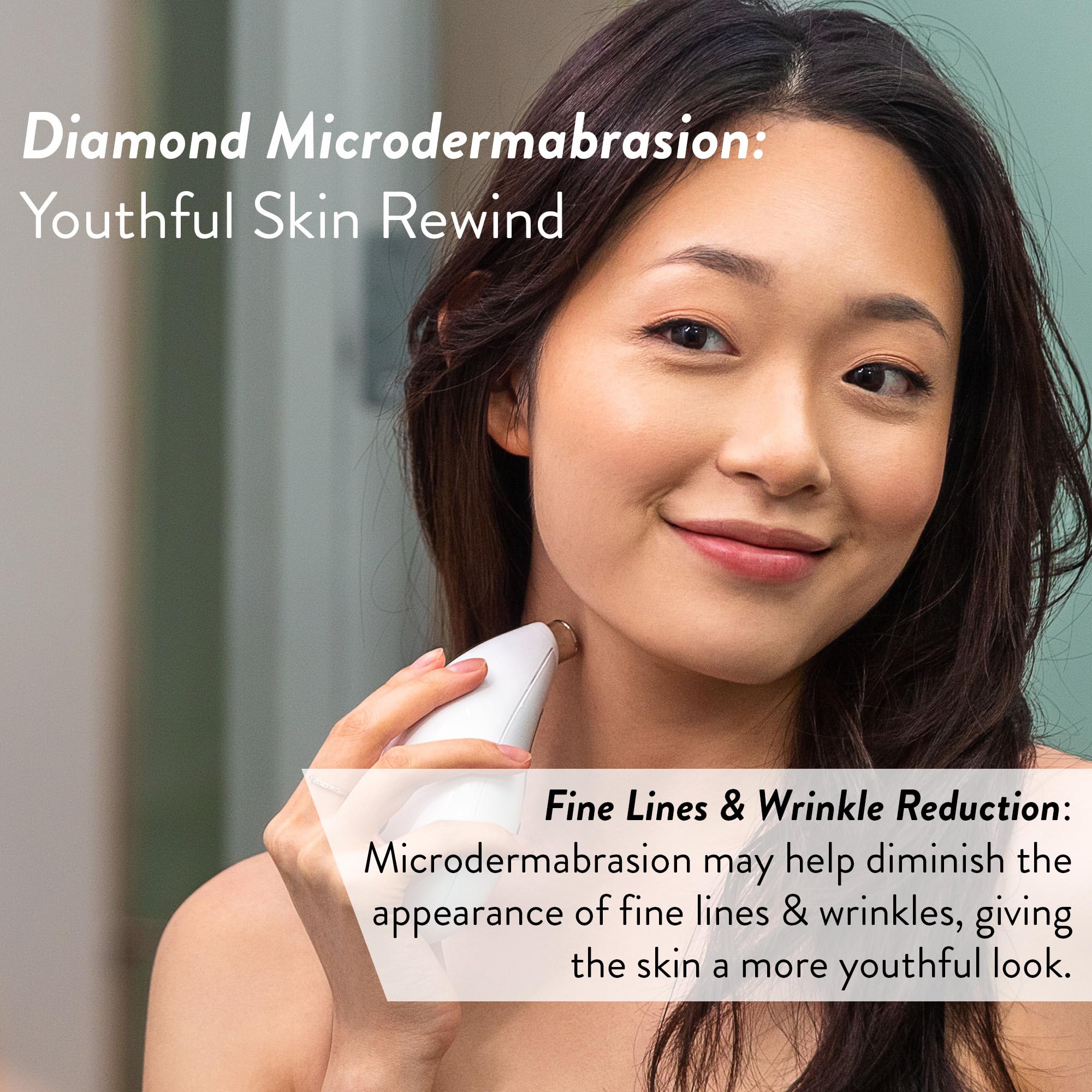 Réduction des pores et éclat avec Microderm GLO.
