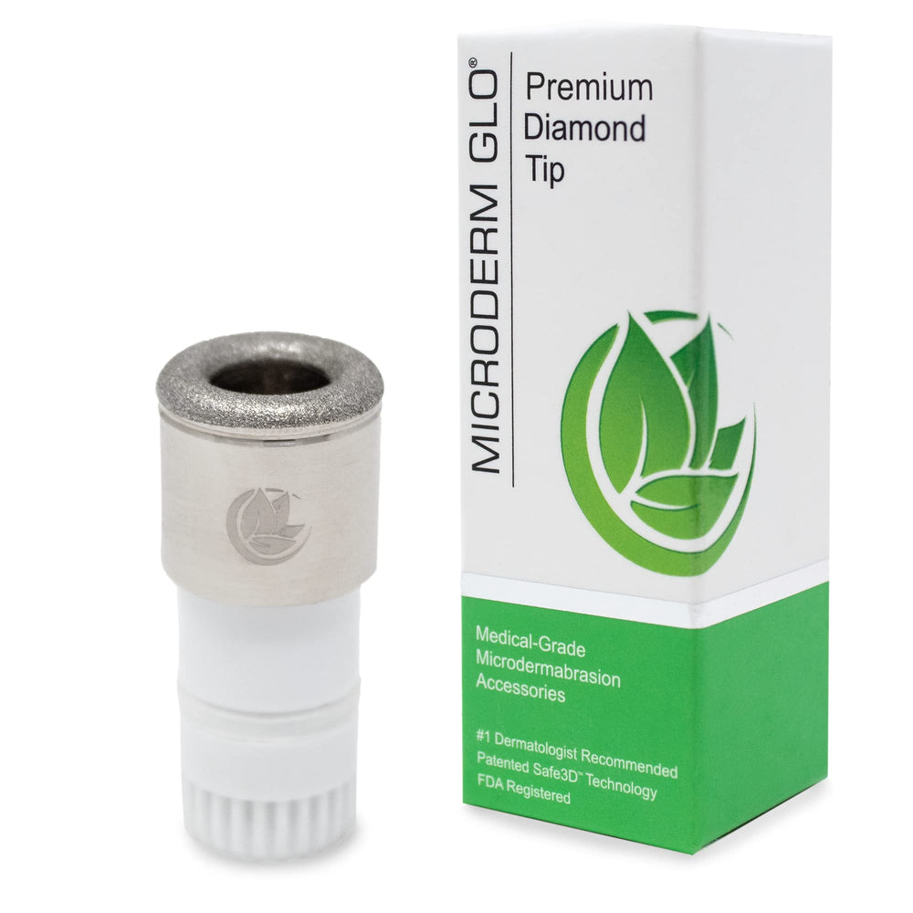 Microderm GLO pointe diamant premium pour exfoliation précise et professionnelle