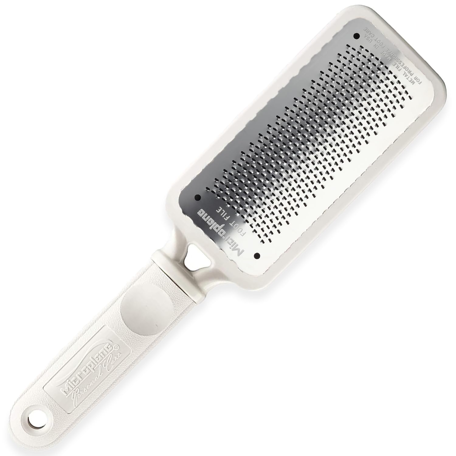 Microplane raspe-pied colossal original en inox pour peau des pieds plus douce.