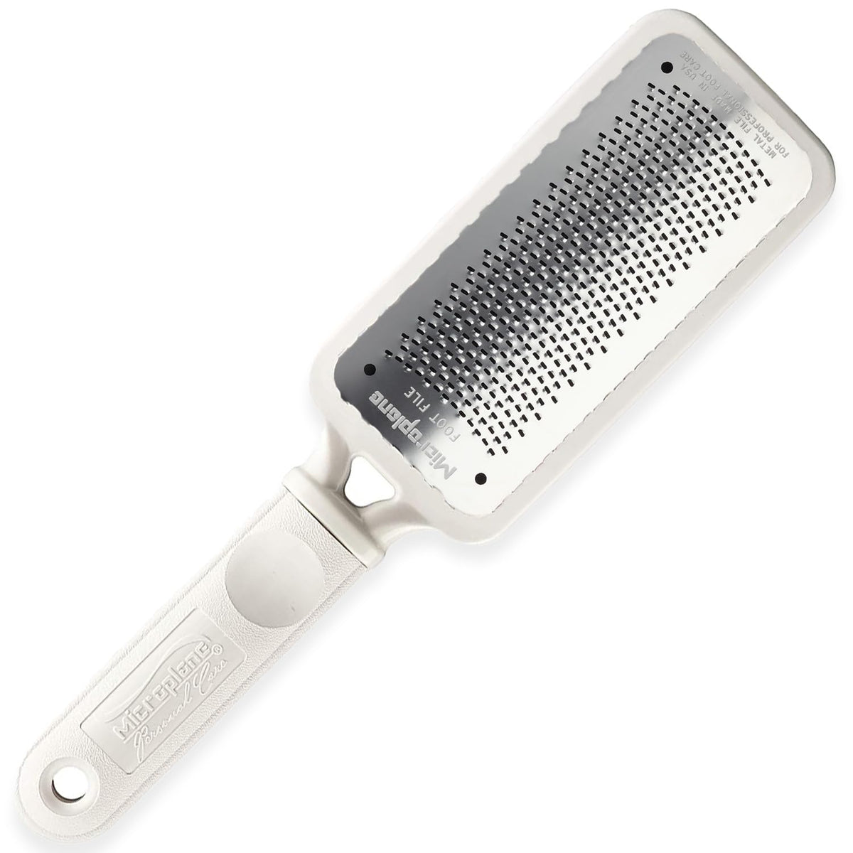 Microplane raspe-pied colossal original en inox pour peau des pieds plus douce.