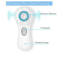 Microtree brosse visage – utilisation dans la douche, nettoyant sous l’eau