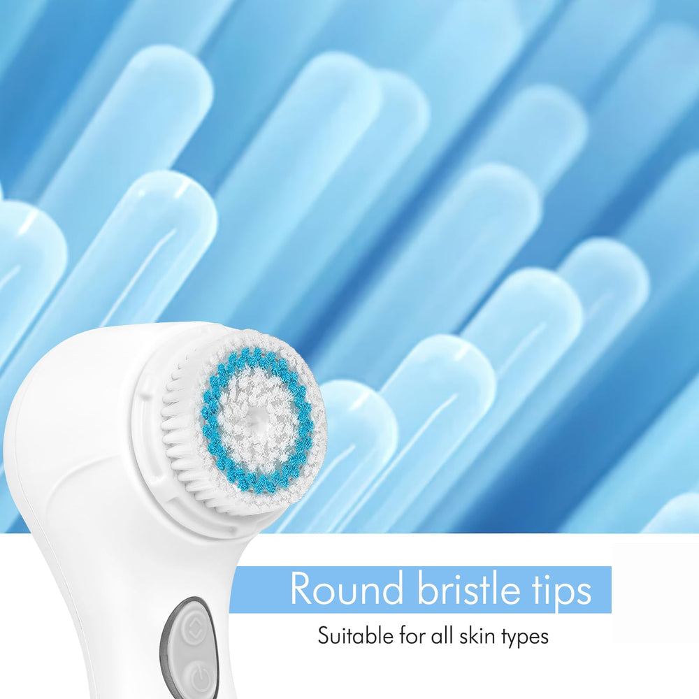 Microtree brosse visage – têtes de remplacement incluses pour la longévité