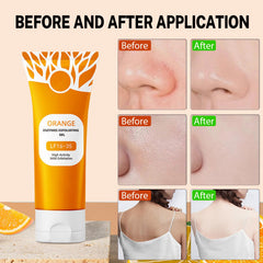 Miehoous gel exfoliant orange purifie les pores en profondeur sans irritation.