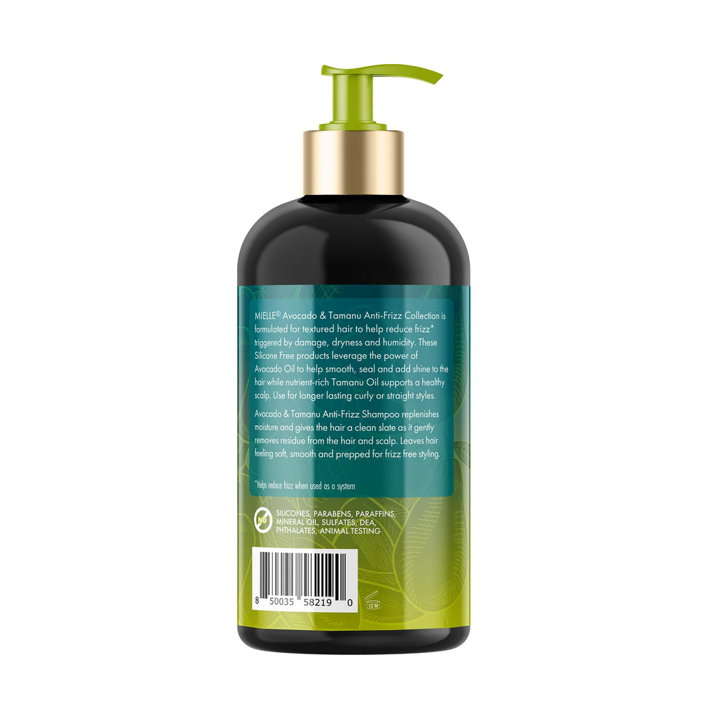Shampoing Mielle Avocado Tamanu intégré à la collection anti-frisottis