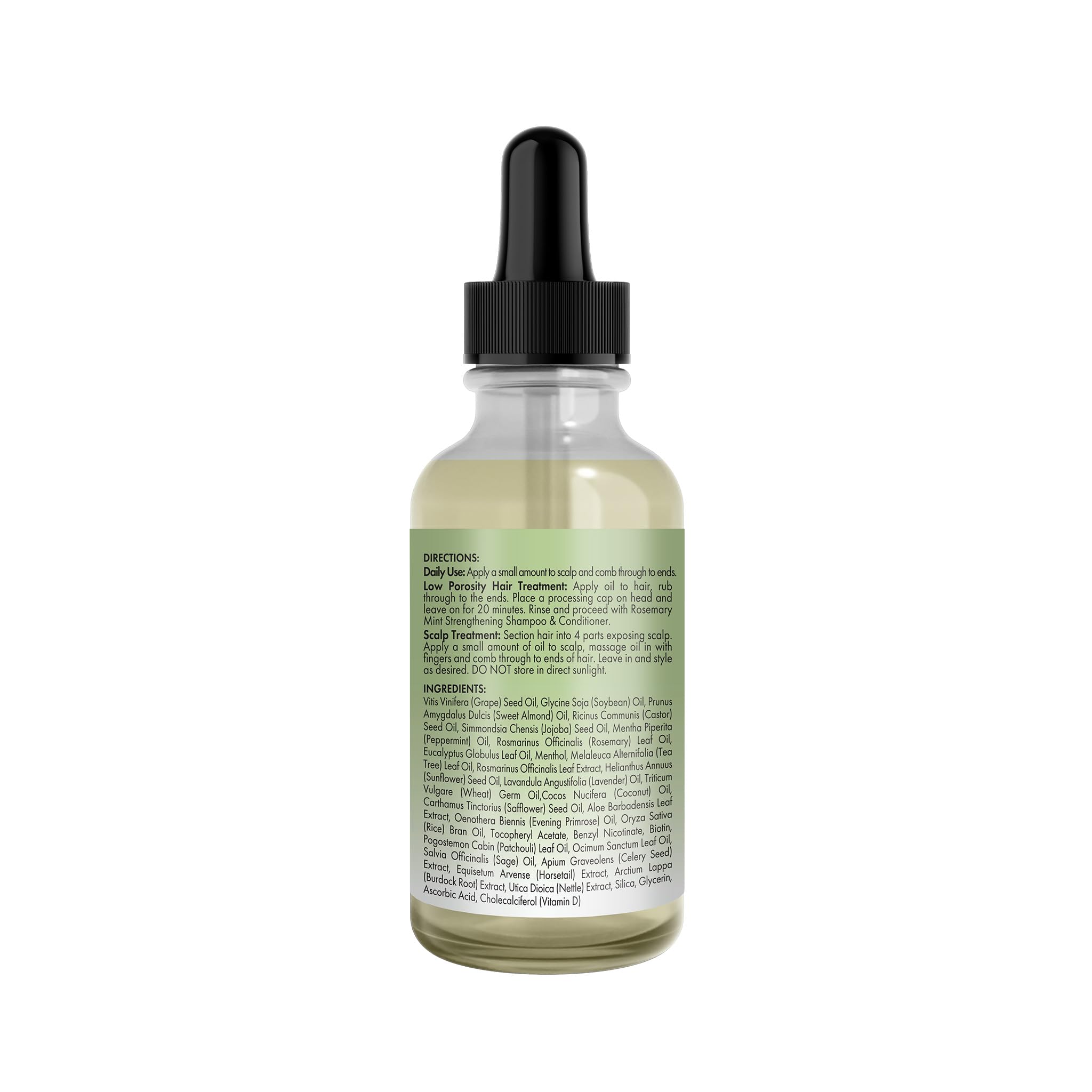 Avant-lavage: huile Mielle Organics prépare les cheveux pour le lavage et démêlage.