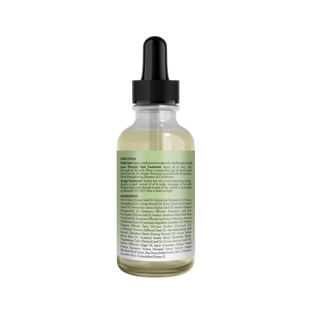 Avant-lavage: huile Mielle Organics prépare les cheveux pour le lavage et démêlage.