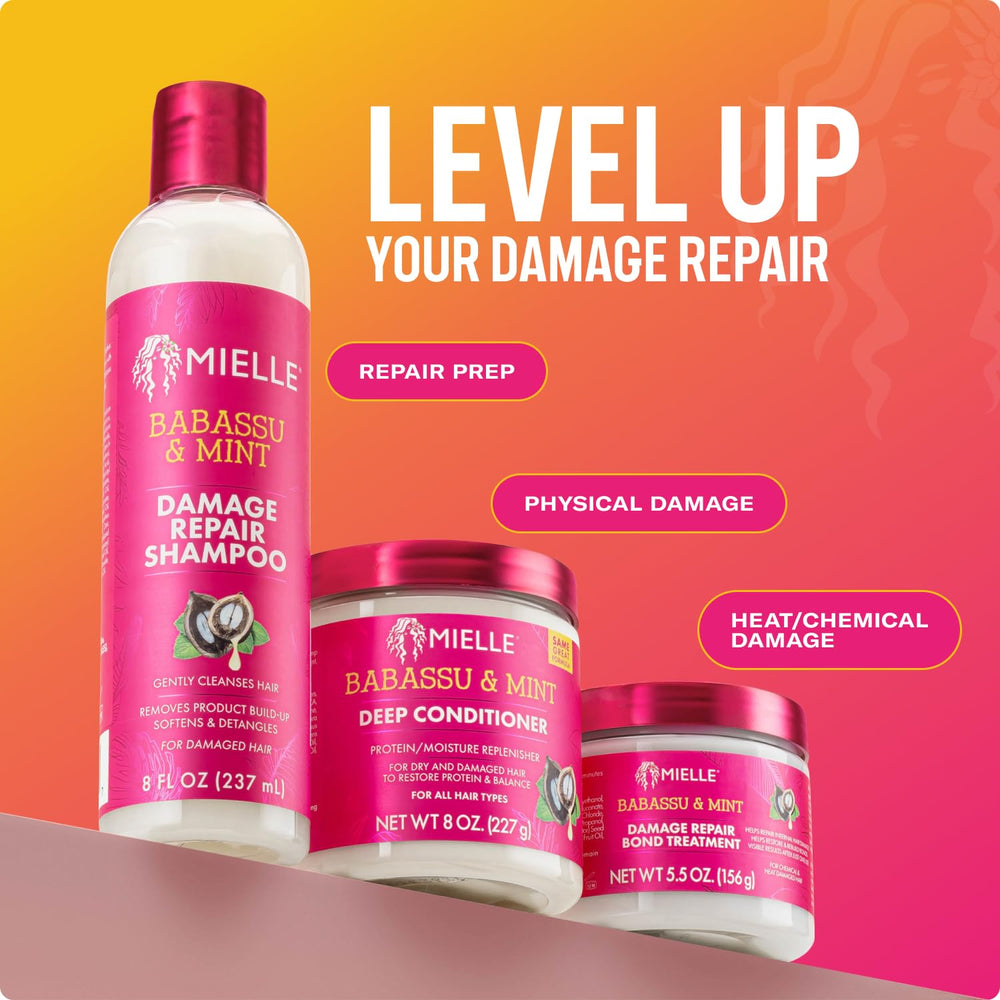 Mielle Organics Babassu et Menthe : capuchon plastique prêt à couvrir les cheveux.