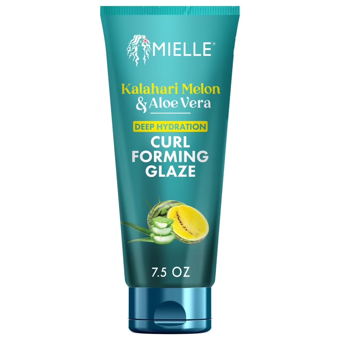 Mielle Organics Curl Forming Glaze sur bouteille, boucles définies et hydratation