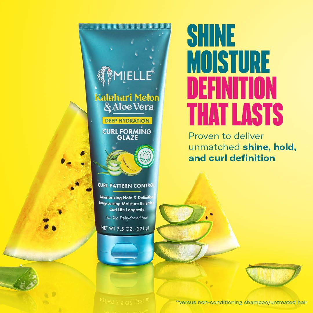 Mielle Organics Curl Forming Glaze offre brillance naturelle et fini léger