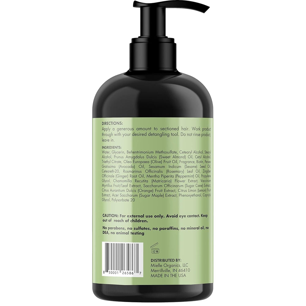 Emballage et design Mielle Organics, pratique et informatif.