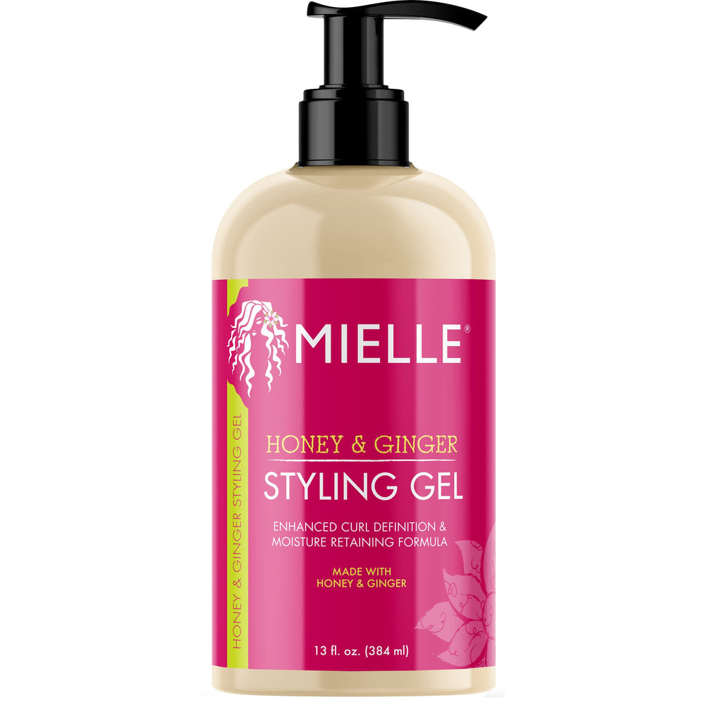 Gel Mielle Organics au miel et gingembre pour définir les boucles.