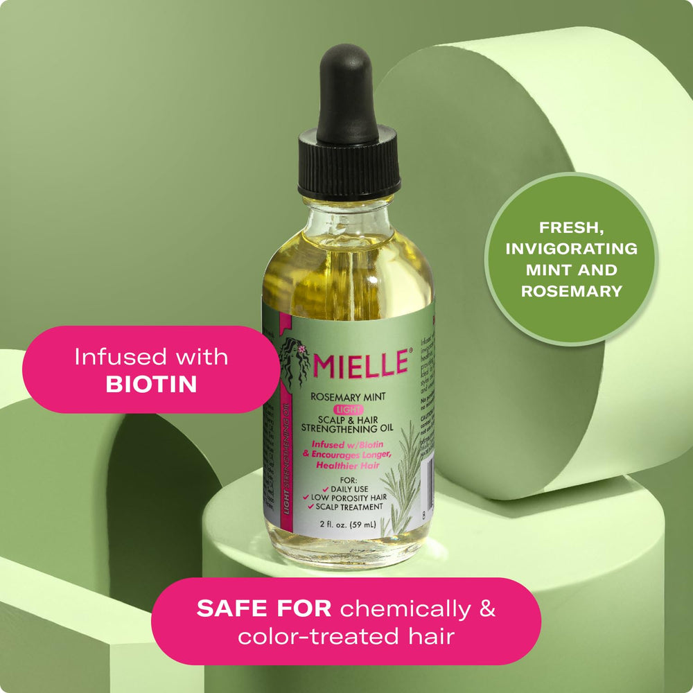 Sur les pointes, huile nourrissante Mielle Organics prévient les fourches et frisottis.