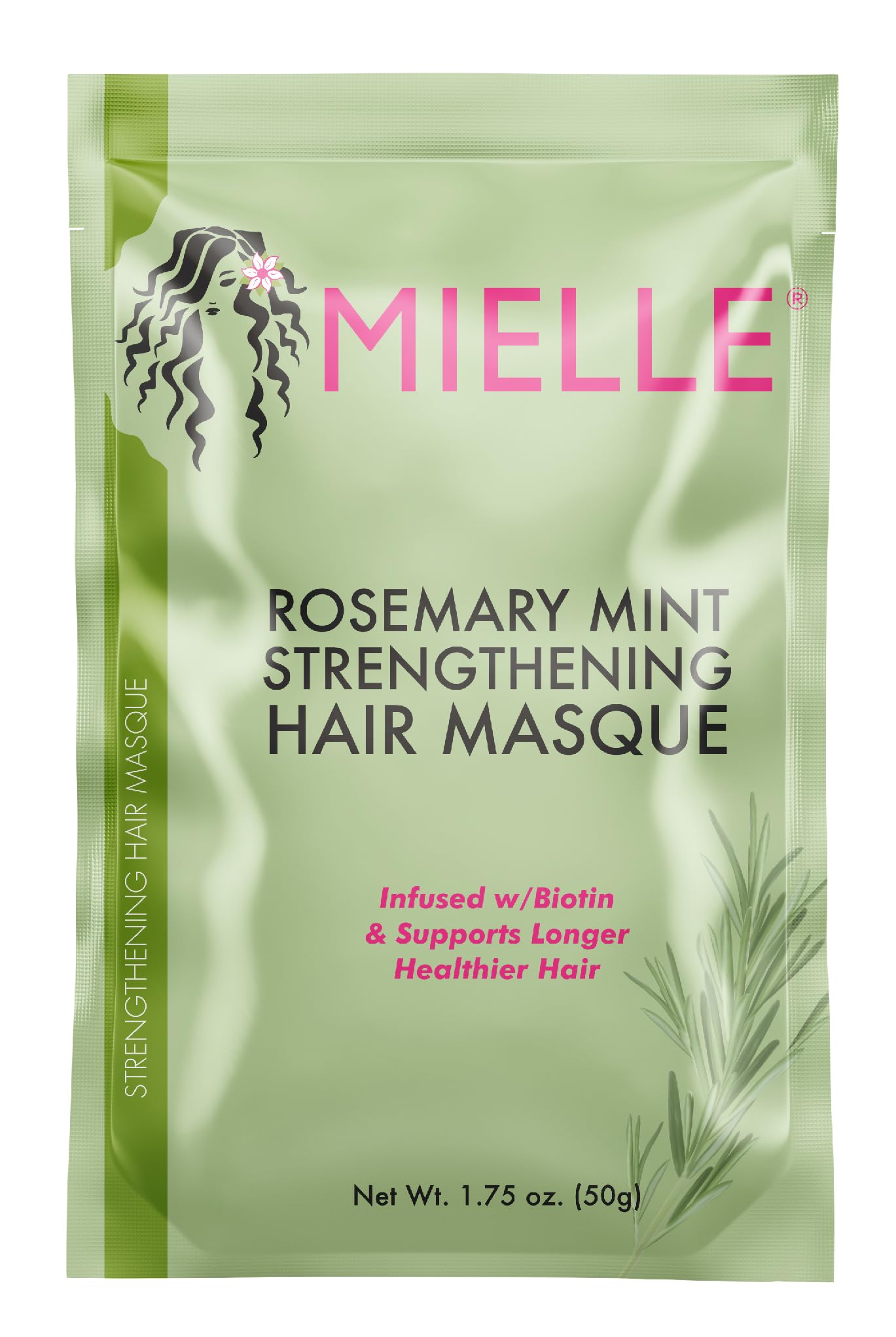 Format pack3 du Masque Romarin Menthe Mielle Organics pour soins continus et faciles