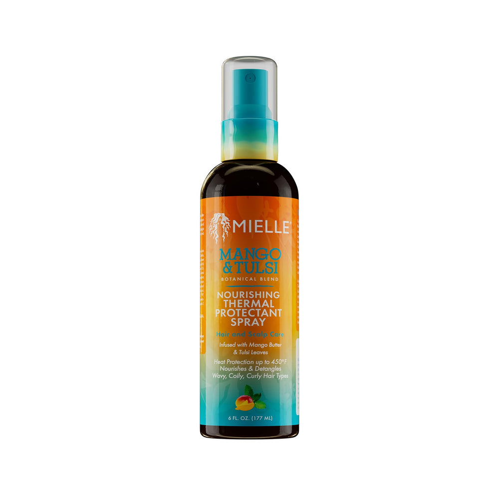 Mielle Organics Nourishing Thermal Protectant Spray, bouteille protectrice lors du coiffage.