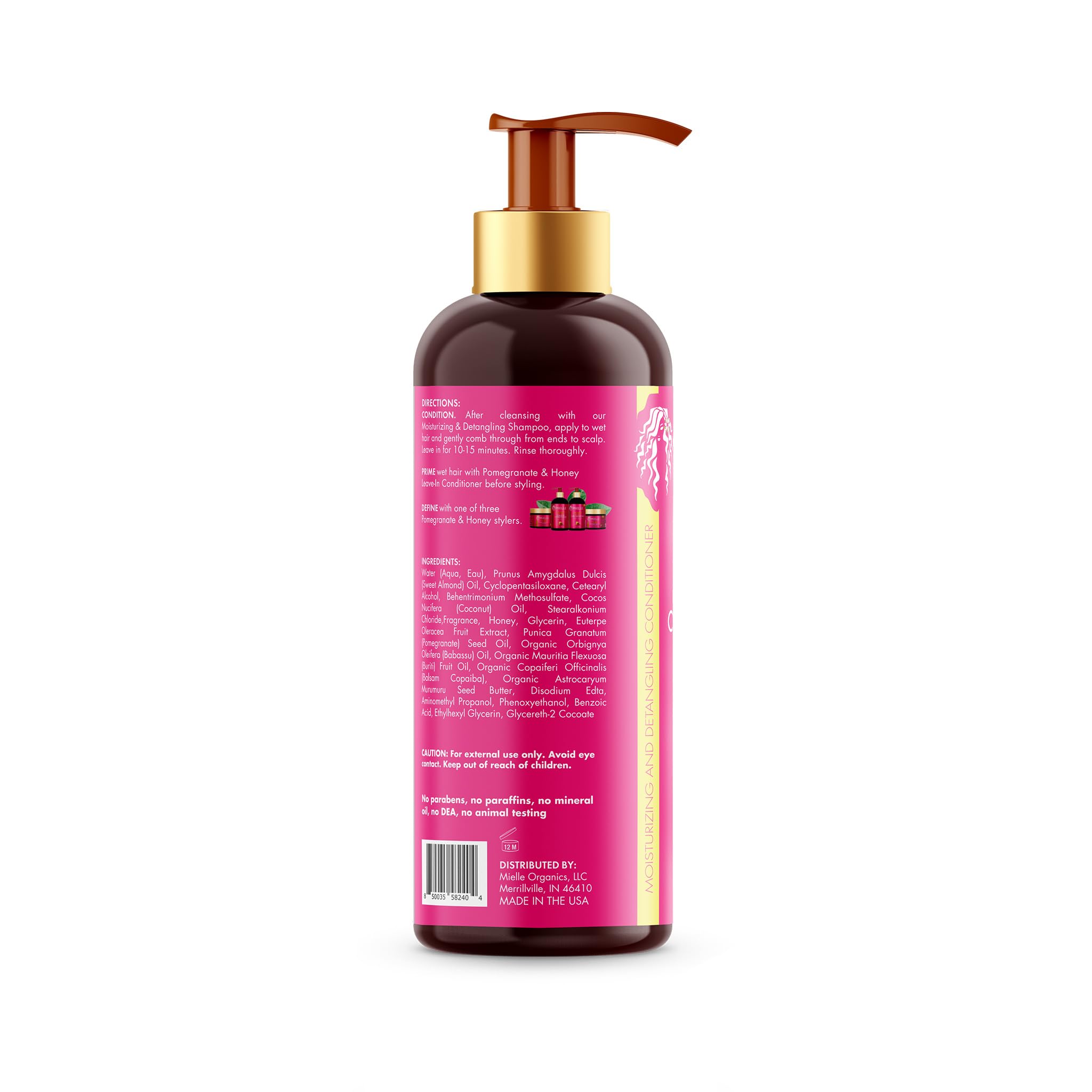 Mielle Organics Renforcement et brillance – fibres capillaires plus fortes et éclatantes.