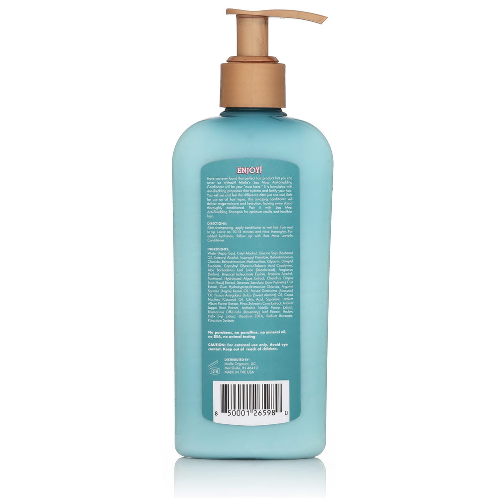 Mielle Organics Sea Moss Avant-Après : montre l'effet sur l'apparence des cheveux.