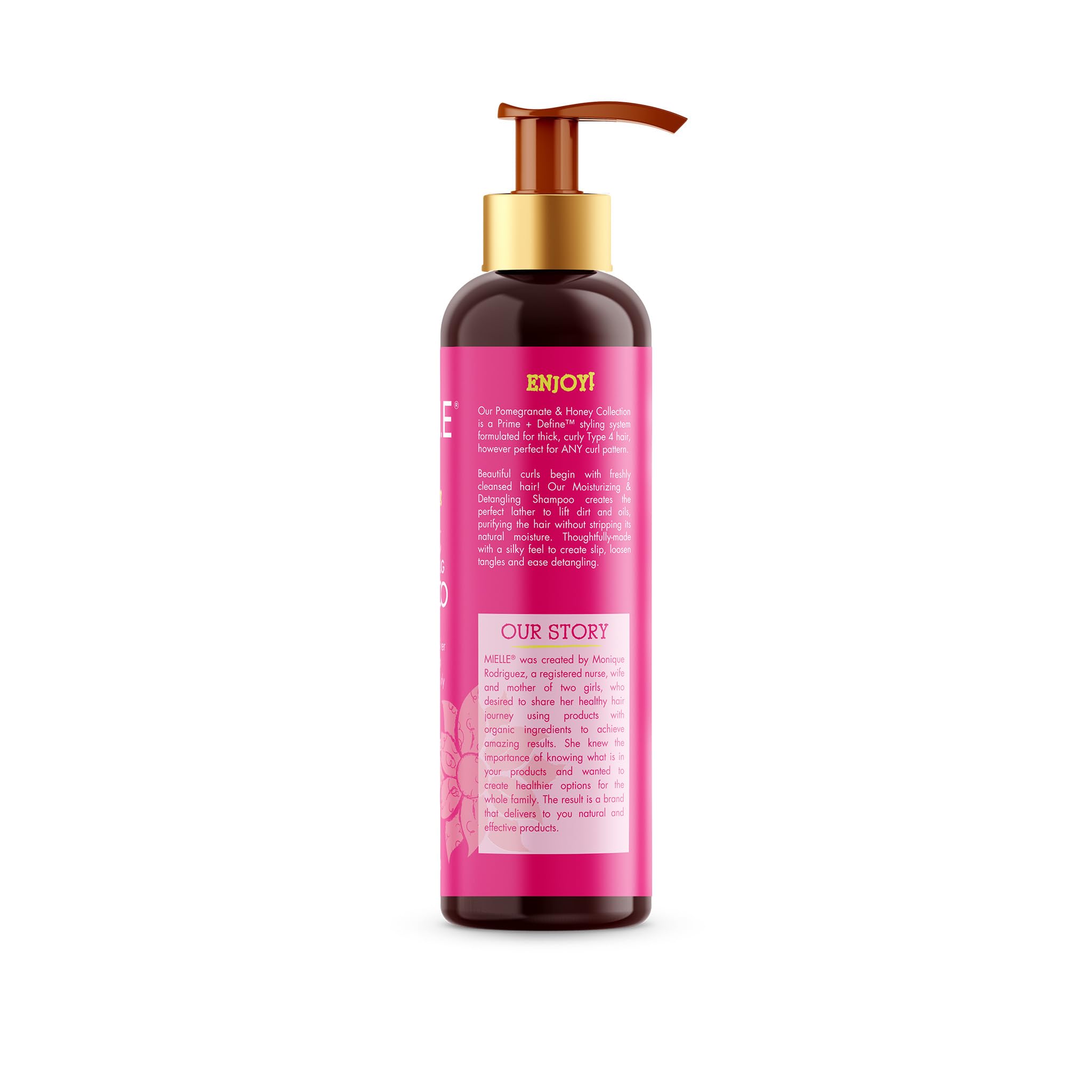Shampoing Utilisation Mains Massage Mielle Organics, massage relaxant.