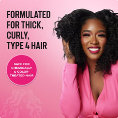 Shampoing Hydratation Profonde Mielle Organics pour cheveux bouclés hydratés.