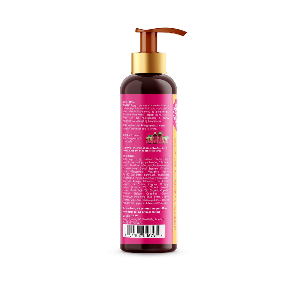 Shampoing Parfum Naturel Mielle Organics, expérience sensorielle agréable.