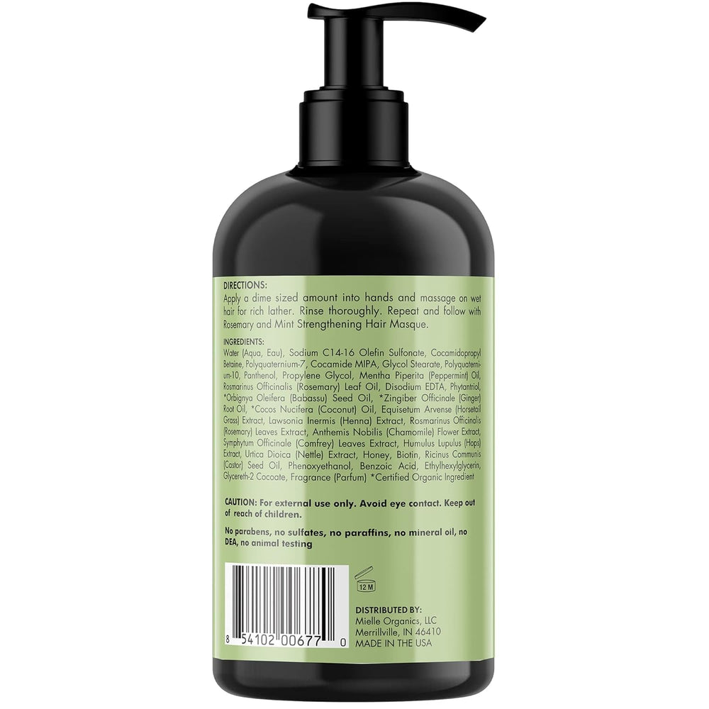 Ingrédients sains soutenant la beauté naturelle des cheveux.