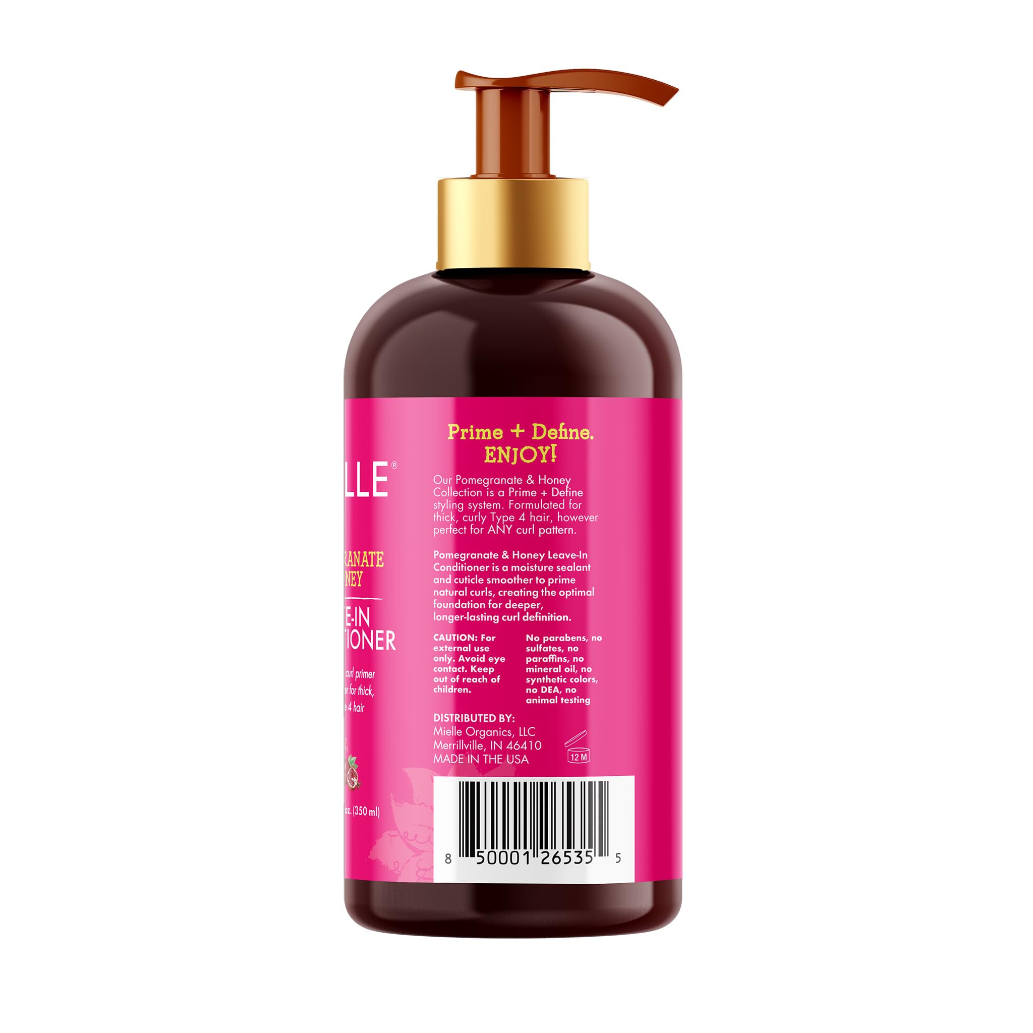 Rituel quotidien boucles saines avec Mielle Pomegranate & Honey