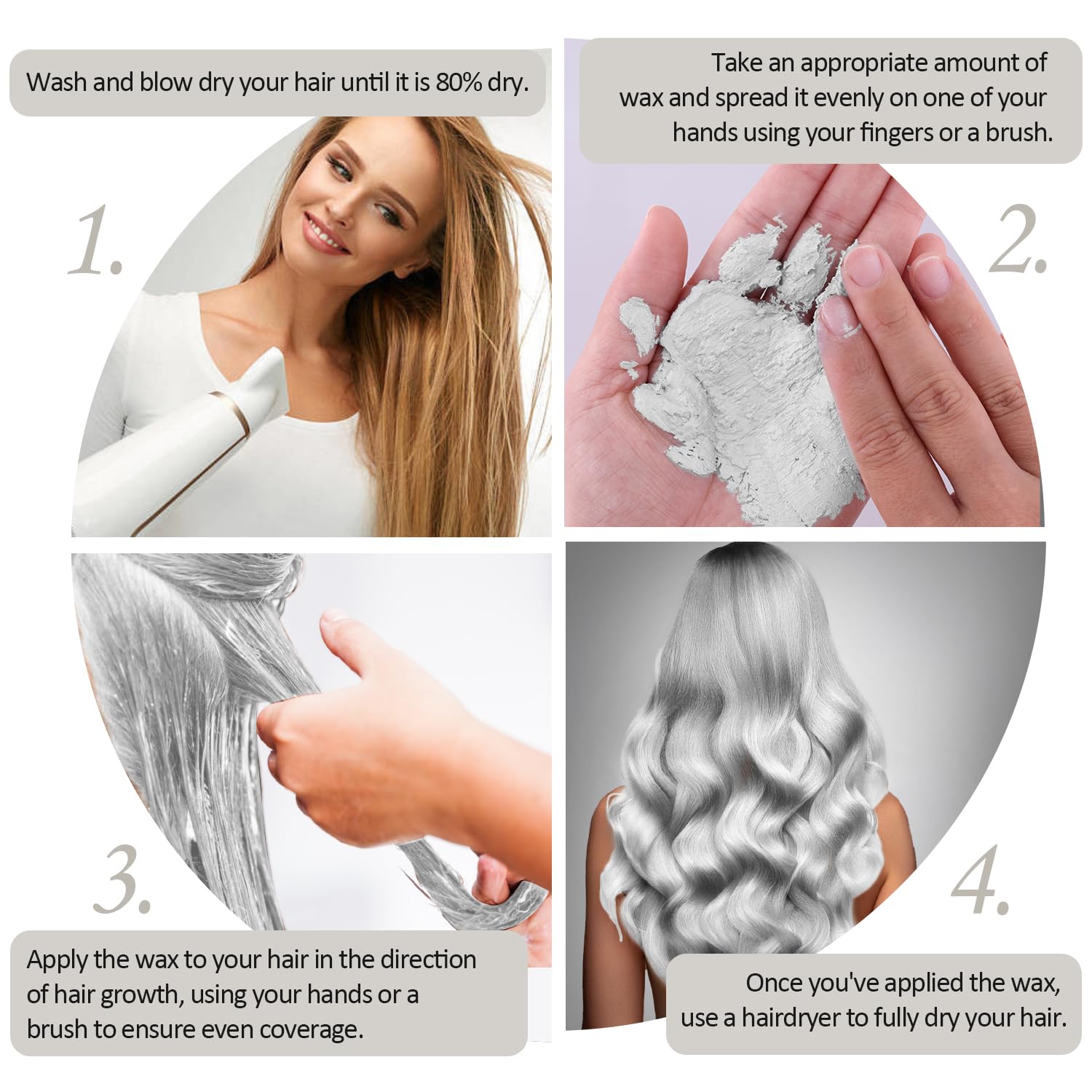 Mifeloy Detail application couleur: prêt pour coiffure rapide et personnalisable.