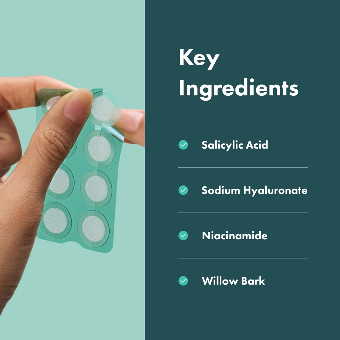 Mighty Patch Micropoint Large ingrédients clés: acide salicylique et niacinamide.