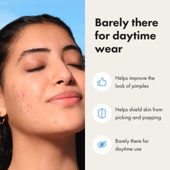 Mighty Patch Mini porté en journée, discrétion naturelle.