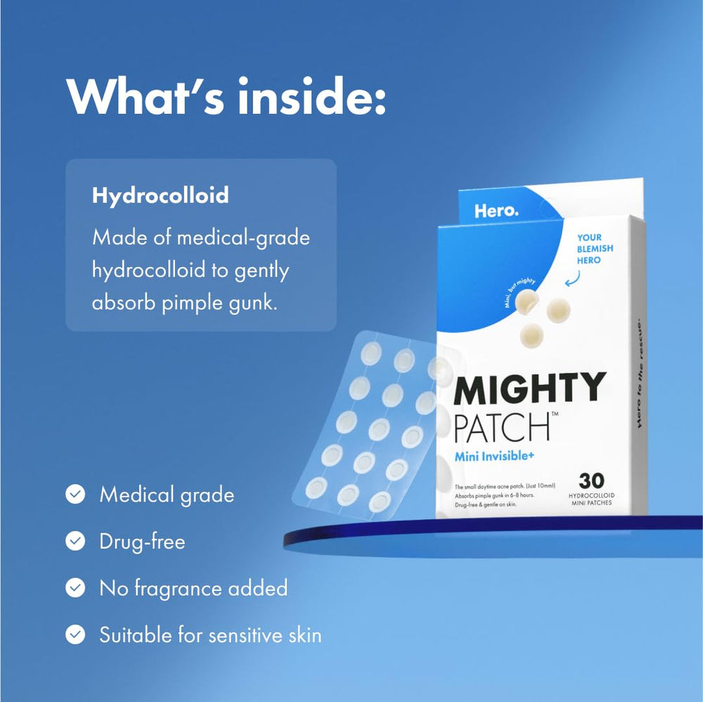 Mighty Patch Mini dans sa boîte, format pratique et compact.