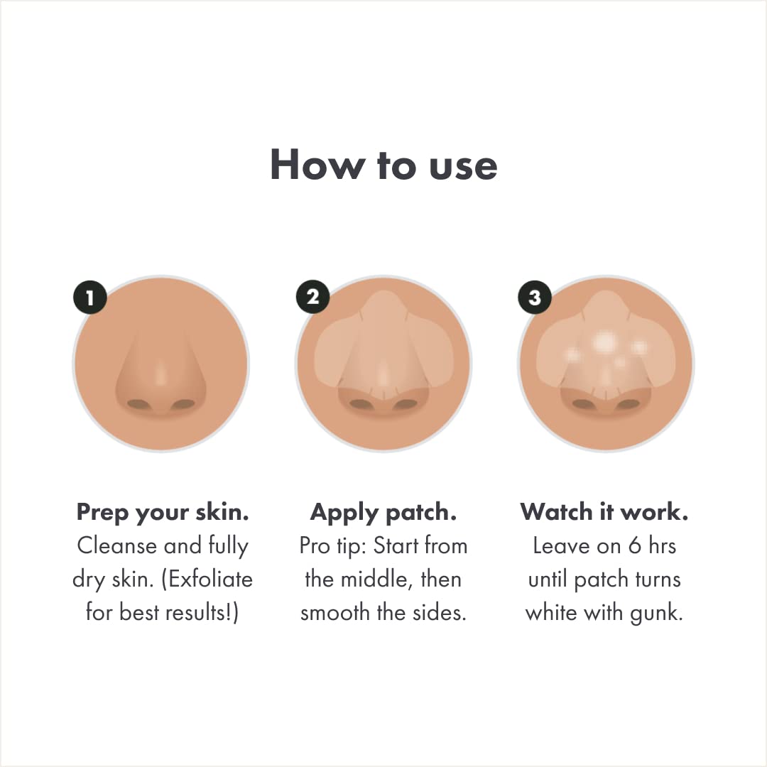 Mighty Patch Nose: conçu pour une utilisation nocturne sans tiraillement lors du retrait.