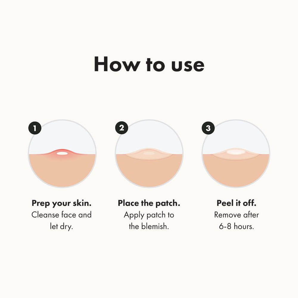 Mighty Patch Original ready for bedtime routine on clean skin.