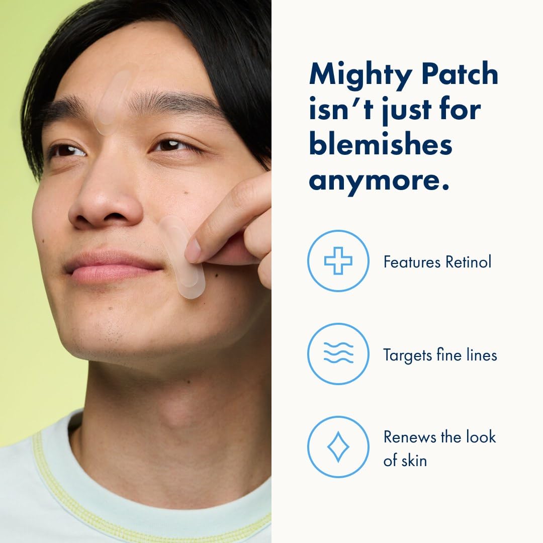 Mighty Patch retinol, potentiel renouvellement de l'apparence du teint