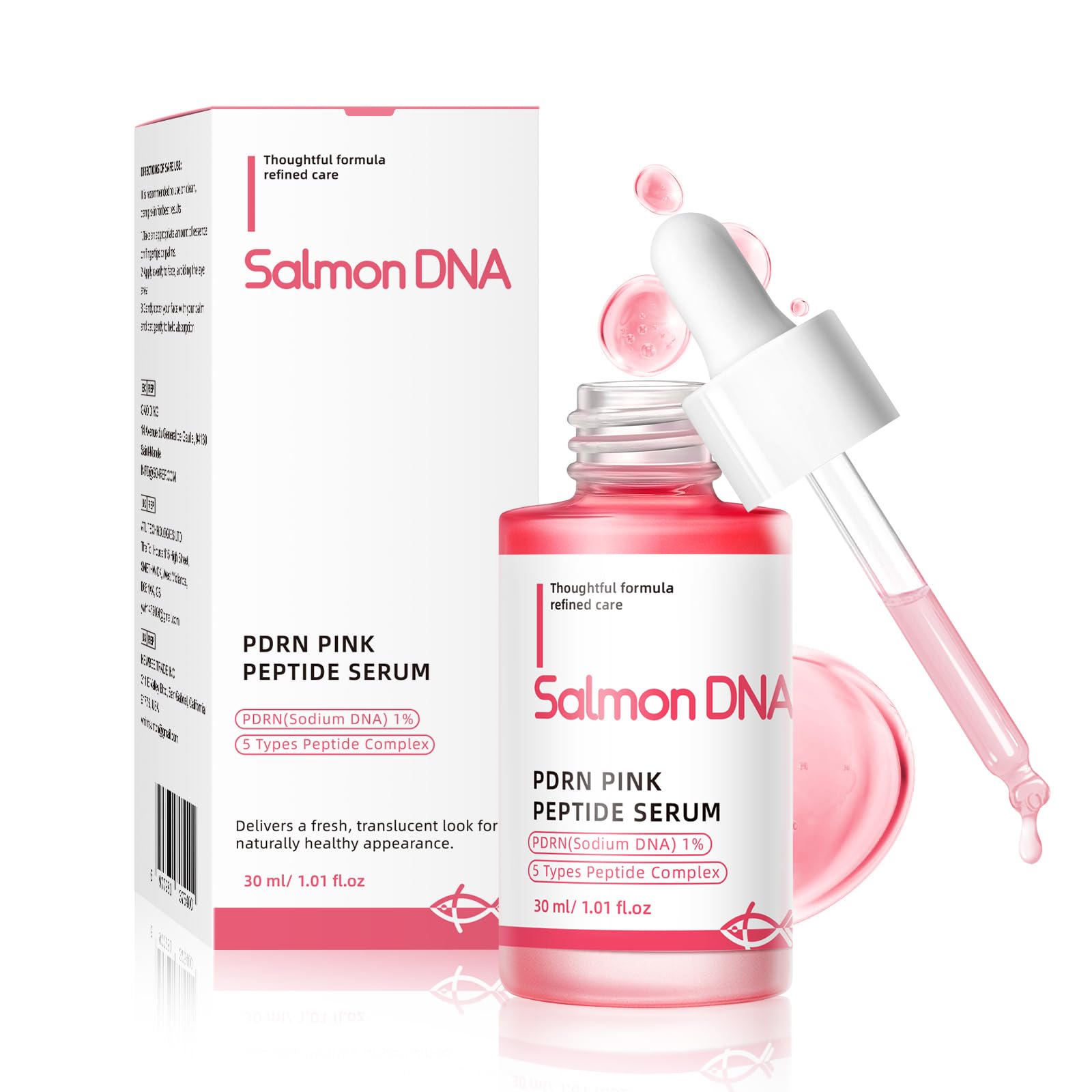 Sérum PDRN de Mignor avec ADN de saumon en flacon – revitalise la peau.