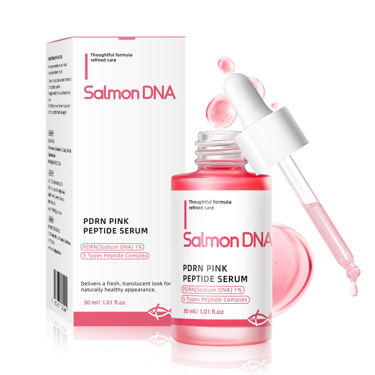 Sérum PDRN de Mignor avec ADN de saumon en flacon – revitalise la peau.