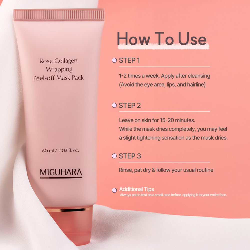 MIGUHARA Rose Collagen : collagene hydrolyse soutient l'élasticité et la clarté.