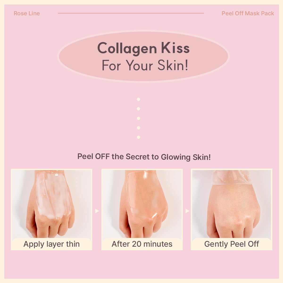 MIGUHARA Rose Collagen : extraits de fruits botaniques pour nourrir et revitaliser la peau.