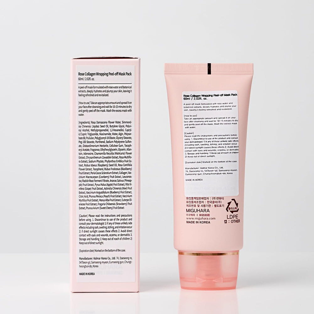 MIGUHARA Rose Collagen : rituel soin quotidien pour spa maison et détente.