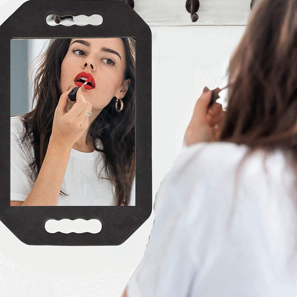 MIHAGUTY Miroir main rectangulaire nettoyage rapide, entretien simple.
