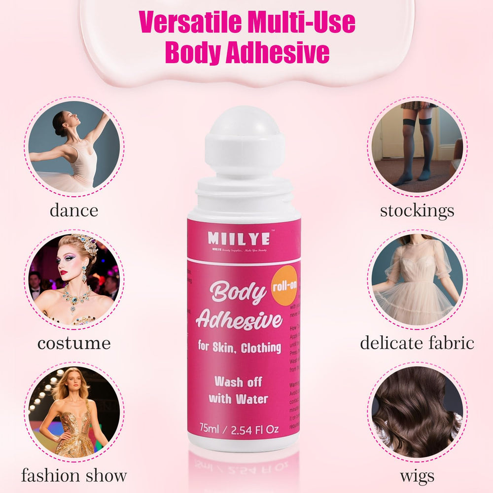 MIILYE adhésif – hypoallergénique, adapté aux peaux sensibles.