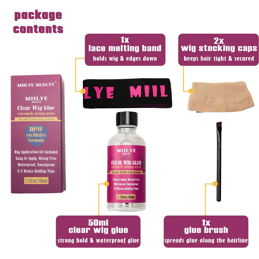 Colle etanche MIILYE BEAUTY maintien fiable sous l'eau