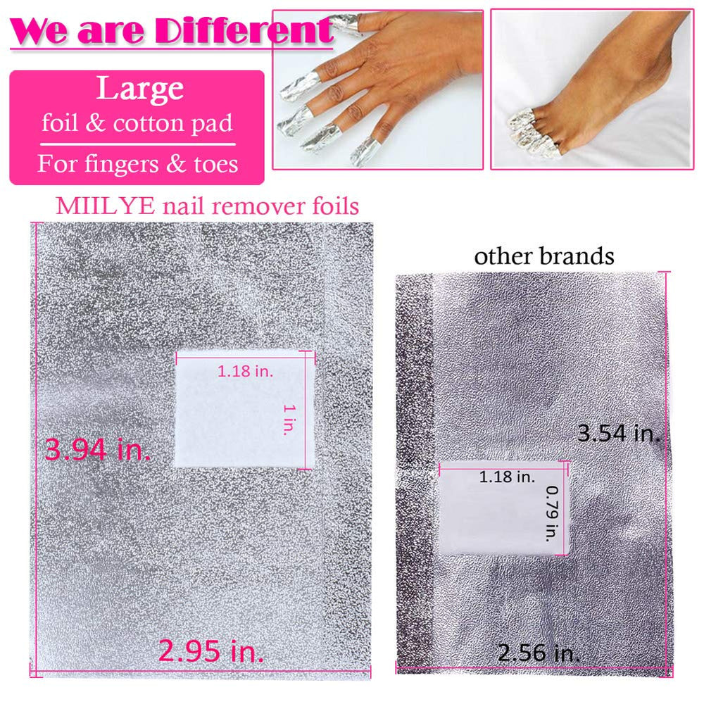 MIILYE dip powder removal wrap for at-home or salon use