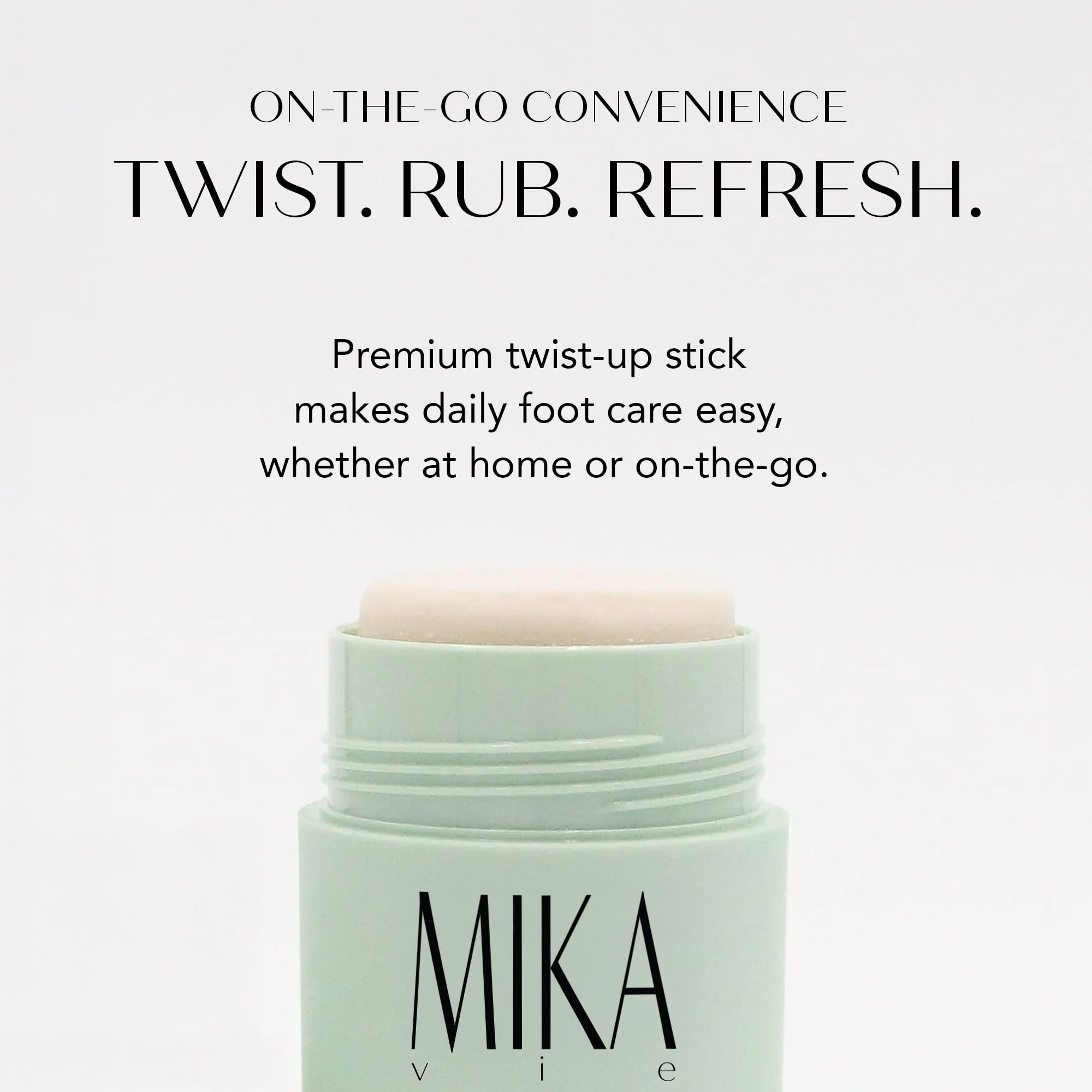 Mika Vie Stick Huile-Beurre Nourrissants, peau plus douce après usage.